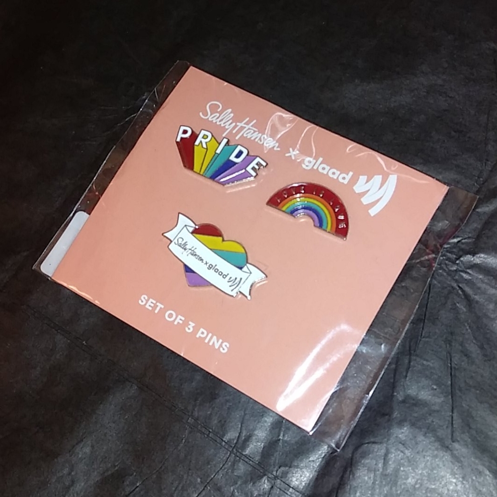 Limited Edition, Love is Love Sally Hansen Pins, discontinued